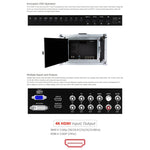 SEETEC P173-9HSD-CO 1920x1080 17.3 inch SDI / HDMI 4K Broadcast Level Professional Photography Camera Field Monitor, P173-9HSD-CO