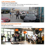 TRIOPO G2 Wireless Flash Trigger 2.4G Receiving / Transmitting Dual Purpose TTL High-speed Trigger for Nikon Camera, G2 For Nikon Camera