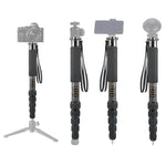 BEXIN P306C Portable Travel Outdoor DSLR Camera Carbon Fiber Monopod Holder, P306C