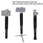 BEXIN P308C Portable Travel Outdoor DSLR Camera Aluminum Alloy Monopod Holder, P308C