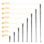 BEXIN P308D Portable Travel Outdoor DSLR Camera Aluminum Alloy Monopod Holder, P308D