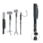 BEXIN P308B Portable Travel Outdoor DSLR Camera Aluminum Alloy Monopod Holder, P308B