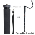 BEXIN P308B Portable Travel Outdoor DSLR Camera Aluminum Alloy Monopod Holder, P308B