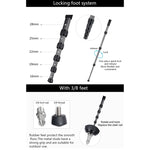 BEXIN MCS285 Portable Travel Outdoor DSLR Camera Carbon Fiber Monopod Holder, MCS285