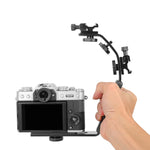 L-Shaped Aluminum Flash Bracket Camera Holder, L-Shaped