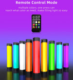 مصباح فيديو LED ملون RGB من LUXCeO مع تطبيق تحكم، درجة حرارة لون قابلة للتعديل، مقاوم للماء، ضوء تعبئة يدوي مع جهاز تحكم عن بُعد، P200 RGB