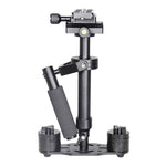 YELANGU S40N Aluminum Handheld Stabilizer for Camcorder DV Video Camera DSLR