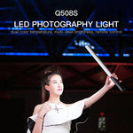 LUXCeO Q508S Dual Color Temperature 1000LM Photo LED Stick Video Light Handheld LED Fill Light Flash Lighting Lamp, Q508S