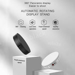 22cm Electric Rotating Display Stand Video Shooting Props Turntable, Load: 50kg, US Plug, 22cm, US Plug