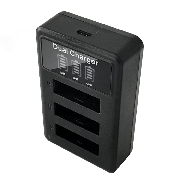 For Sony NP-BX1 LCD Display USB Triple Charger with USB Cable, For Sony NP-BX1 (3 Channel)