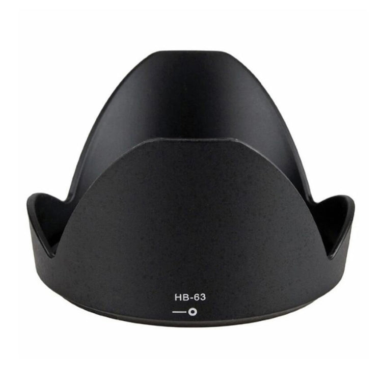 HB-63 Lens Hood Shade for Nikon 24-85mm f/3.5-4.5G ED VR Lens, HB-63