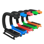 YELANGU S2-1 C-shaped  Video Handle DV Bracket Stabilizer for All SLR Cameras and Home DV Camera