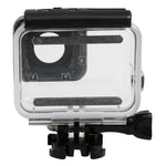 For GoPro HERO5 30m Waterproof PC & ABS Housing Protective Case + Touch Back Cover with Buckle Basic Mount & Long Screw, Backcover Size: 7 x 6 cm, Protective Case