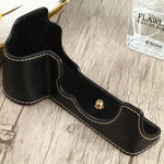 1/4 inch Thread PU Leather Camera Half Case Base for FUJIFILM X-S10, For FUJIFILM X-S10, Fr FUJIFILM X-S10
