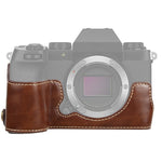 1/4 inch Thread PU Leather Camera Half Case Base for FUJIFILM X-S10, For FUJIFILM X-S10, Fr FUJIFILM X-S10