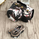 Flower Pattern PU Leather Camera Case for Sony A6000 / A6300 / A6400 / Nex 6