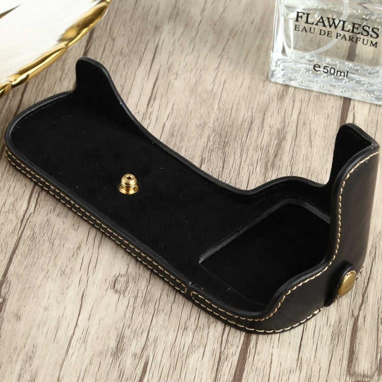 1/4 inch Thread PU Leather Camera Half Case Base for Canon EOS 90D, For Canon EOS 90D