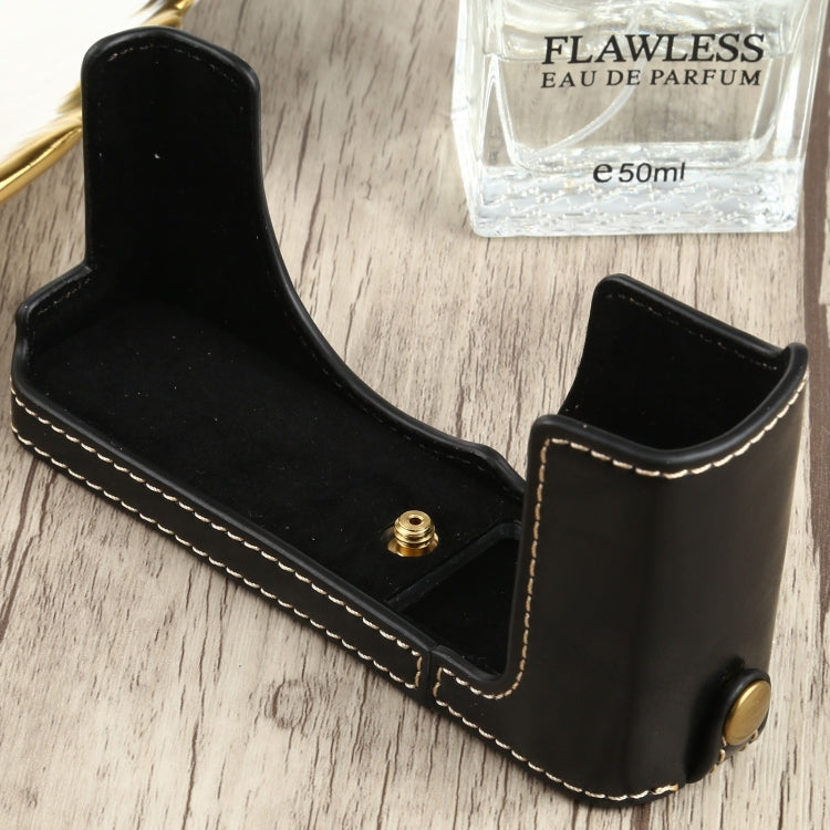 1/4 inch Thread PU Leather Camera Half Case Base for FUJIFILM XE4, For FUJIFILM XE4