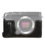 قاعدة نصف غطاء كاميرا من جلد PU بخيط 1/4 بوصة لـ FUJIFILM XE4، لـ FUJIFILM XE4