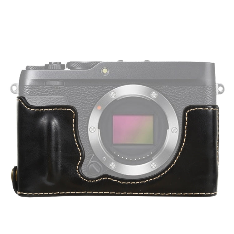 قاعدة نصف غطاء كاميرا من جلد PU بخيط 1/4 بوصة لـ FUJIFILM XE4، لـ FUJIFILM XE4