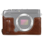 1/4 inch Thread PU Leather Camera Half Case Base for FUJIFILM XE4, For FUJIFILM XE4