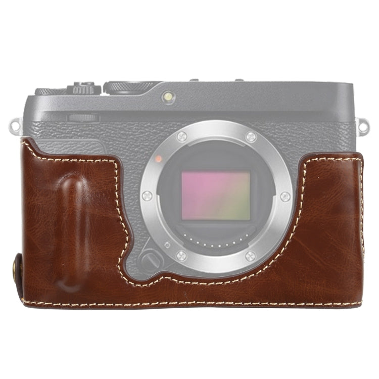 1/4 inch Thread PU Leather Camera Half Case Base for FUJIFILM XE4, For FUJIFILM XE4