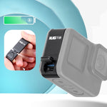 RUIGPRO Aluminum Alloy Battery Side Interface Cover for GoPro HERO10 Black / HERO9 Black, Aluminum Alloy Side Cover