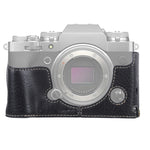 1/4 inch Thread Litchi Texture PU Leather Camera Half Case Base for FUJIFILM X-T4, For FUJIFILM X-T4 Litchi