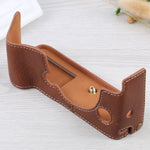 1/4 inch Thread Litchi Texture PU Leather Camera Half Case Base for FUJIFILM X-T4, For FUJIFILM X-T4 Litchi