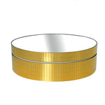 12cm 360 Degree Rotating Turntable Mirror Electric Display Stand Video Shooting Props Turntable, Load: 3kg, 12cm Mirror Sequins Gold, 12cm Mirror Sequins Silver