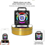 12cm 360 Degree Rotating Turntable Mirror Electric Display Stand Video Shooting Props Turntable, Load: 3kg, 12cm Mirror Sequins Gold, 12cm Mirror Sequins Silver