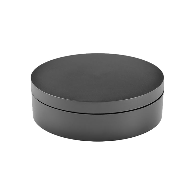 12cm 360 Degree Rotating Turntable Matte Electric Display Stand Video Shooting Props Turntable, Load: 3kg, 12cm Matte Black, 12cm Matte White