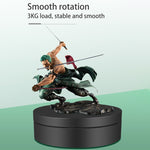 12cm 360 Degree Rotating Turntable Matte Electric Display Stand Video Shooting Props Turntable, Load: 3kg, 12cm Matte Black, 12cm Matte White