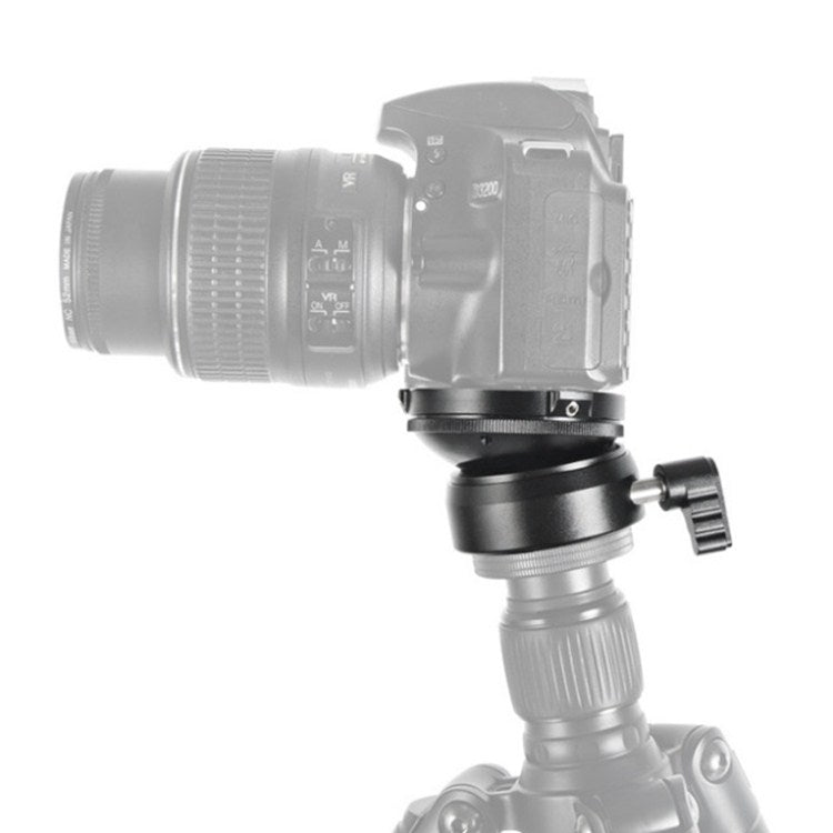 BEXIN DY-60N 3/8 inch Thread Dome Professional Tripod Leveling 360 Degree Panorama Head Base with Bubble Level & 3/8 inch Screw Adapter, DY-60N 3/8 inch