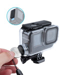 For GoPro HERO10 Black / HERO9 Black 30m Charging Waterproof Housing Case with Buckle Basic Mount & Screw, For GoPro HERO9 Black / Charging