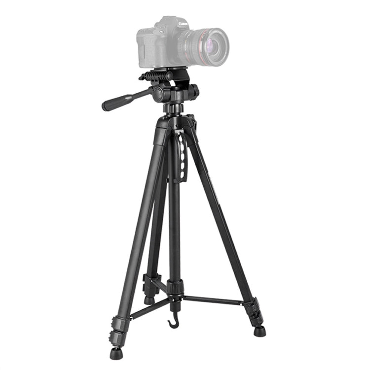 WeiFeng WT-3560 3-Section Folding Legs Live Broadcast Aluminum Alloy Tripod Mount, WT-3560