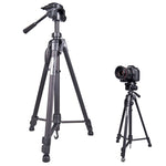 WeiFeng WT-3560 3-Section Folding Legs Live Broadcast Aluminum Alloy Tripod Mount, WT-3560