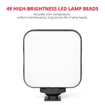 YELANGU CL9-A Camera Expansion Board Base L Plate Kit with LED Light + Tripod + Ball-head for Canon G7X2/ G7X3, CL9-A for Canon G7X2