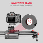 YELANGU L80TC 80cm Electrical Slide Rail Track with 2.4GHz Remote Control for SLR Cameras / Video Cameras, L80TC 80cm