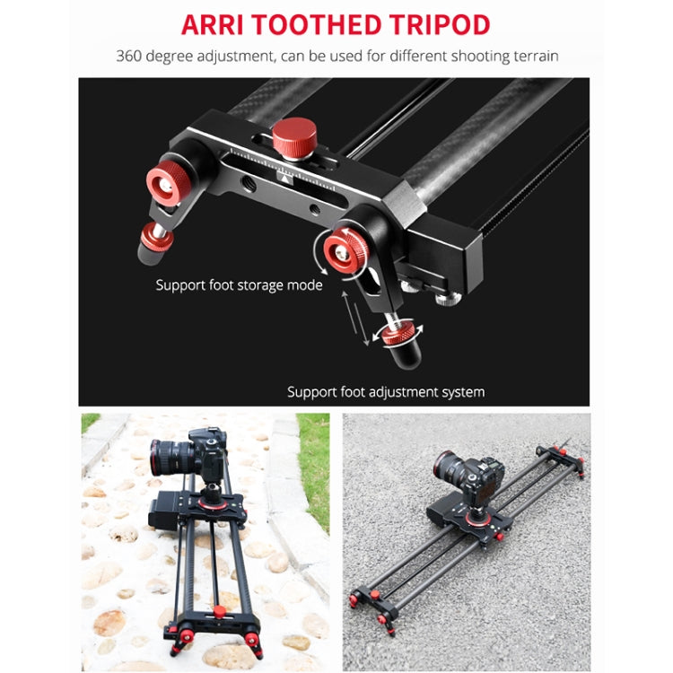 YELANGU L80TC 80cm Electrical Slide Rail Track with 2.4GHz Remote Control for SLR Cameras / Video Cameras, L80TC 80cm