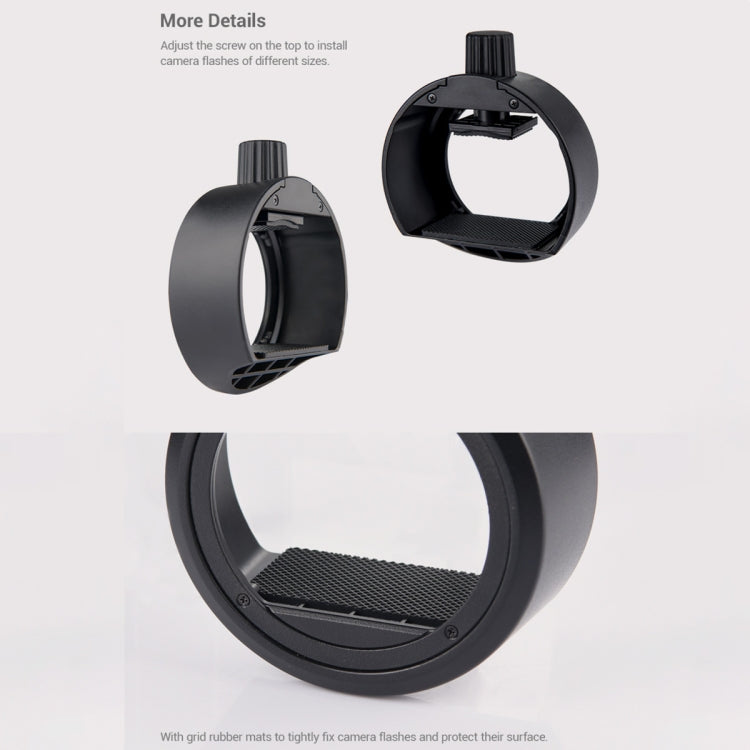 Godox S-R1 Flash Speedlite Round Shape Adapter for Godox TT685 / V860II / V350 / TT600, S-R1