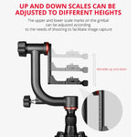 YELANGU  A201 360 Degree Horizontal Gimbal Tripod Head for DV and SLR Cameras, A201