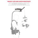 YELANGU BF01 Shock-absorbing Crested Damping Arm, Load: 3-15kg, BF01 Damping Head,Load: 3-15kg