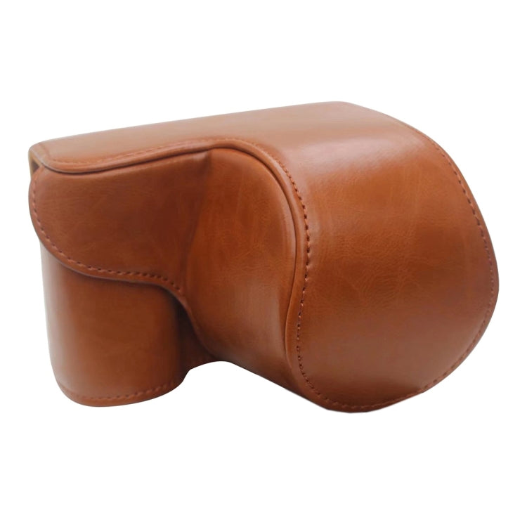 Full Body Camera PU Leather Case Bag for Sony ZV-E10, For Sony ZV-E10