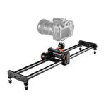 YELANGU L4X-60ET 60cm Splicing Slide Rail Track + Trolley Rail Buckle with Ballhead for SLR Cameras / Video Cameras, L4X-60ET 60cm