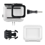 45m Waterproof Housing Protective Case + Touch Screen Back Cover for GoPro NEW HERO /HERO6 /5, with Buckle Basic Mount & Screw, No Need to Remove Lens, Touch Screen (Transparent)