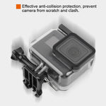 45m Waterproof Housing Protective Case + Touch Screen Back Cover for GoPro NEW HERO /HERO6 /5, with Buckle Basic Mount & Screw, No Need to Remove Lens, Touch Screen (Transparent)