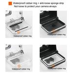 45m Waterproof Housing Protective Case + Touch Screen Back Cover for GoPro NEW HERO /HERO6 /5, with Buckle Basic Mount & Screw, No Need to Remove Lens, Touch Screen (Transparent)