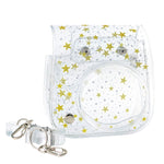 Stars Crystal PVC Hard Case Camera Bag with Shoulder Strap for FUJIFILM Instax Mini 11, Transparent