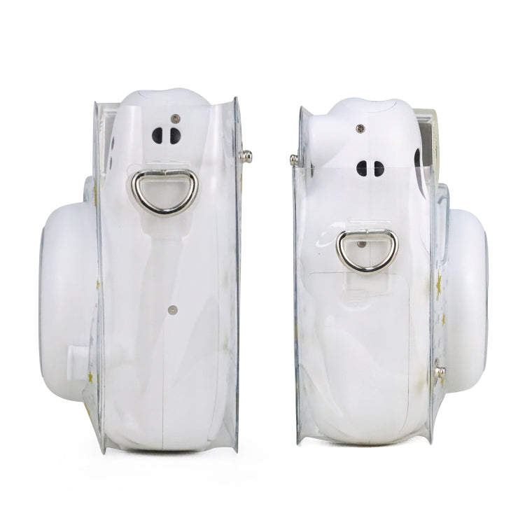 Stars Crystal PVC Hard Case Camera Bag with Shoulder Strap for FUJIFILM Instax Mini 11, Transparent
